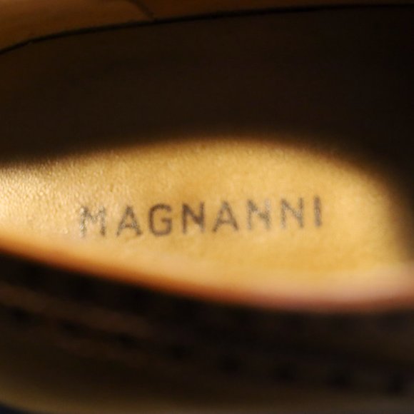Magnanni 10-M Cognac Oxford Dress Shoes - Picture 10 of 10